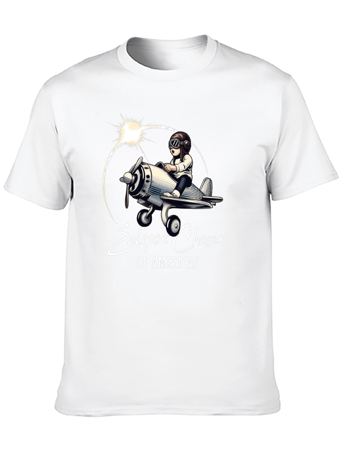 Eclipse Chaser T-Shirt - Pilot & Plane Design