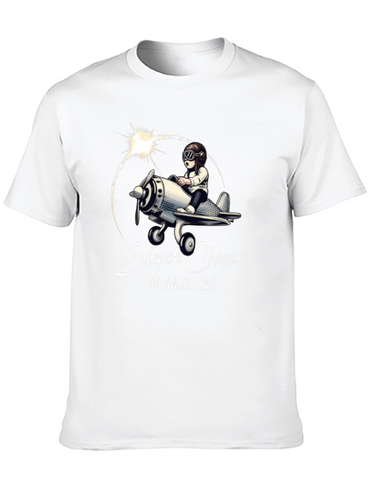 Eclipse Chaser T-Shirt - Pilot & Plane Design