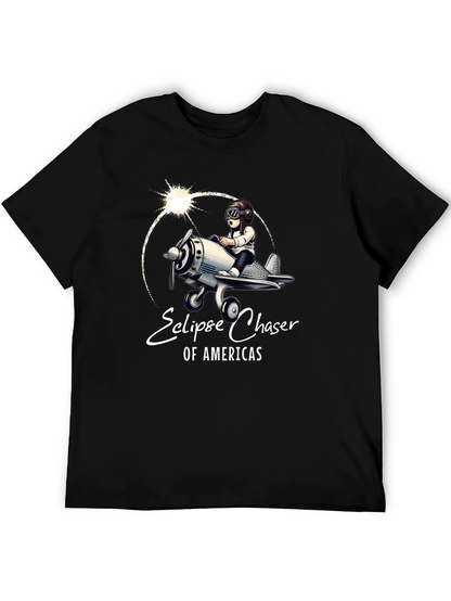 Eclipse Chaser T-Shirt - Pilot & Plane Design