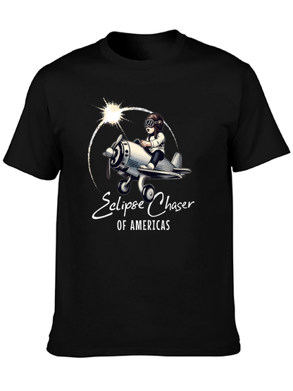 Eclipse Chaser T-Shirt - Pilot & Plane Design