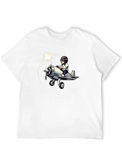 Eclipse Chaser T-Shirt - Pilot & Plane Design