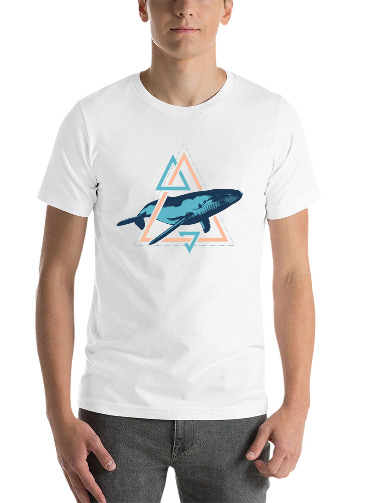 Whale Geometric T-Shirt