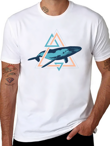 Whale Geometric T-Shirt