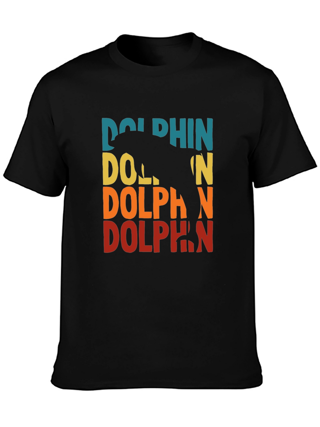 Retro Dolphin Graphic T-Shirt