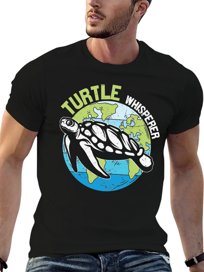 Turtle Whisperer Graphic Tee - Ocean Lover