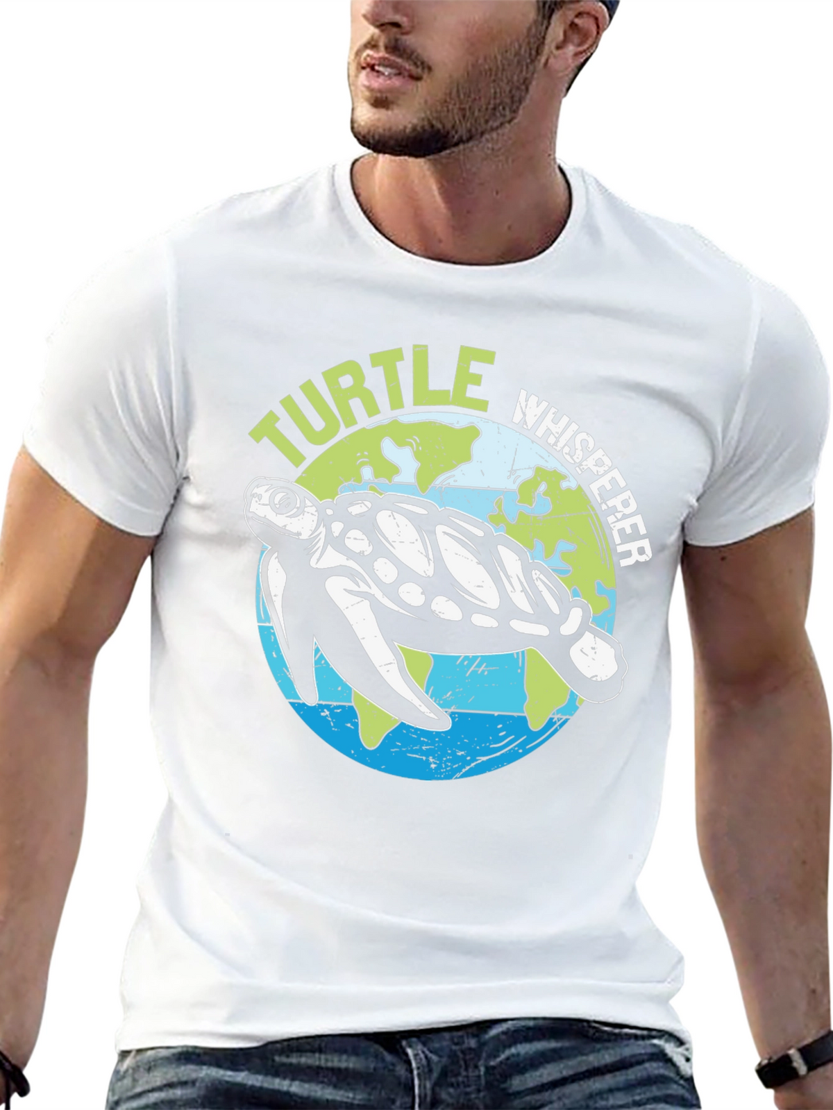 Turtle Whisperer Graphic Tee - Ocean Lover