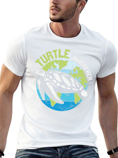 Turtle Whisperer Graphic Tee - Ocean Lover