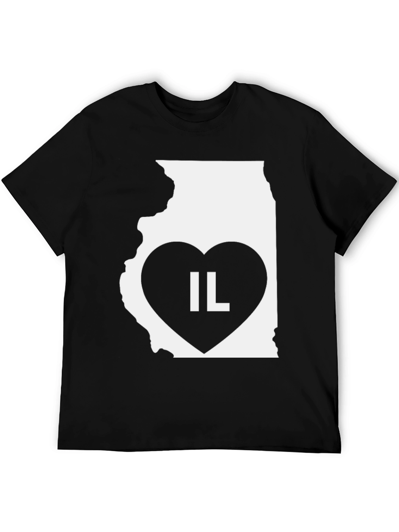 IL State Heart T-Shirt - Illinois Pride!