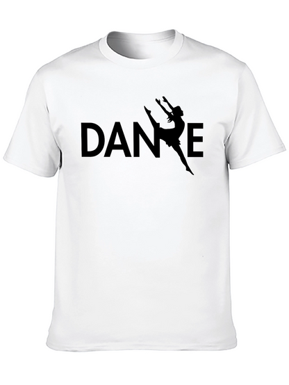 Dance Silhouette T-Shirt - Black Cotton Tee