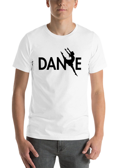 Dance Silhouette T-Shirt - Black Cotton Tee