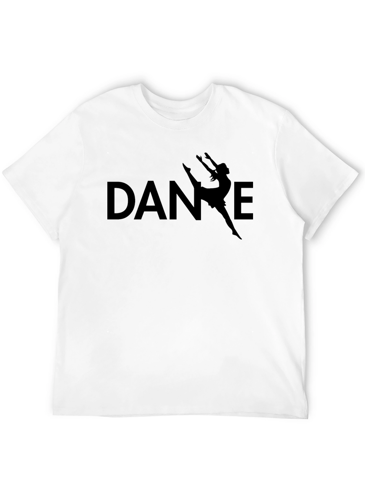 Dance Silhouette T-Shirt - Black Cotton Tee