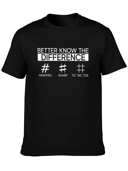 Better Know the Difference T-Shirt