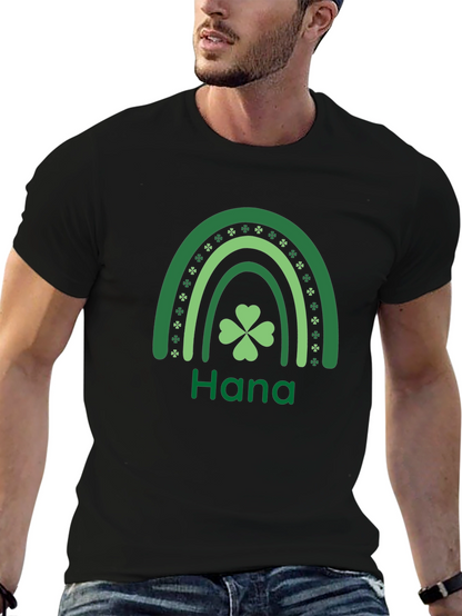 Hana St. Patricks Day Rainbow Clover T-Shirt