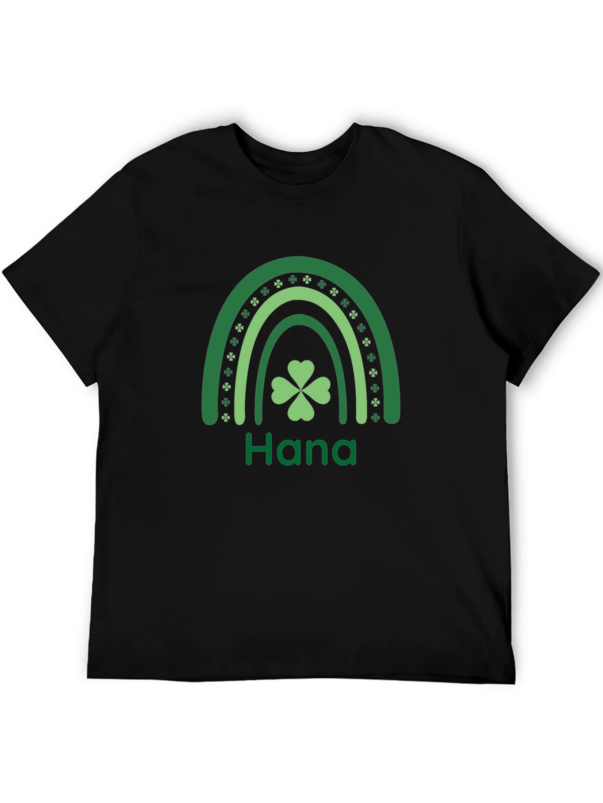 Hana St. Patricks Day Rainbow Clover T-Shirt