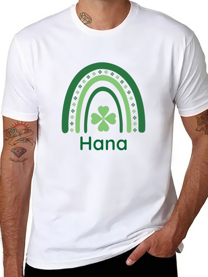 Hana St. Patricks Day Rainbow Clover T-Shirt