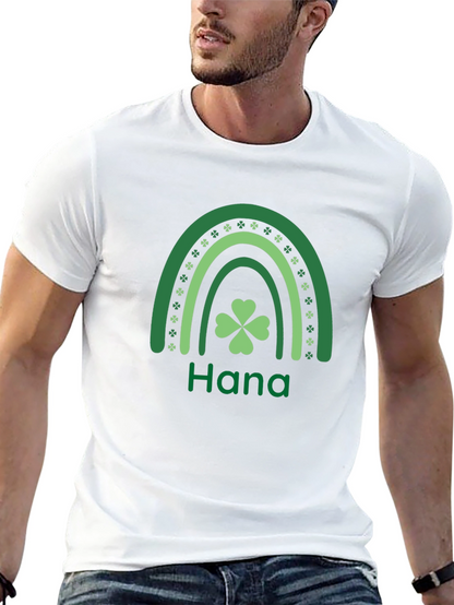 Hana St. Patricks Day Rainbow Clover T-Shirt