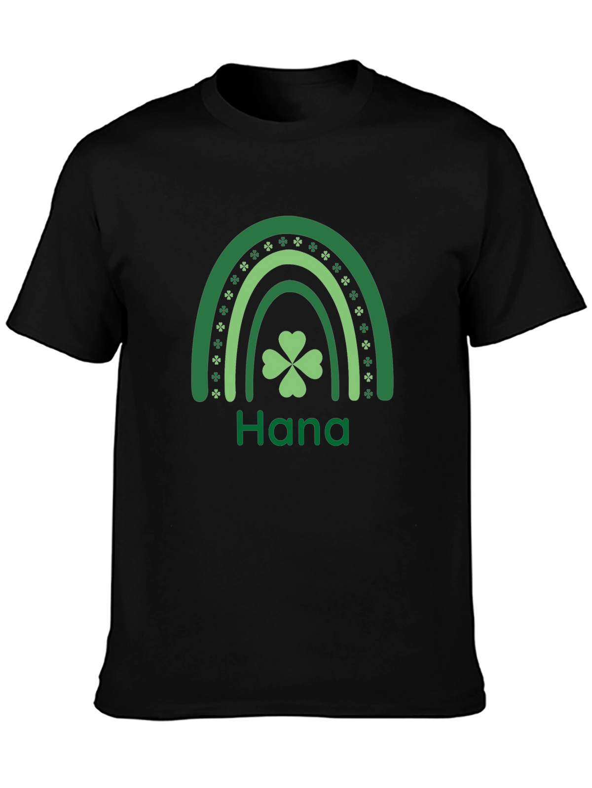 Hana St. Patricks Day Rainbow Clover T-Shirt