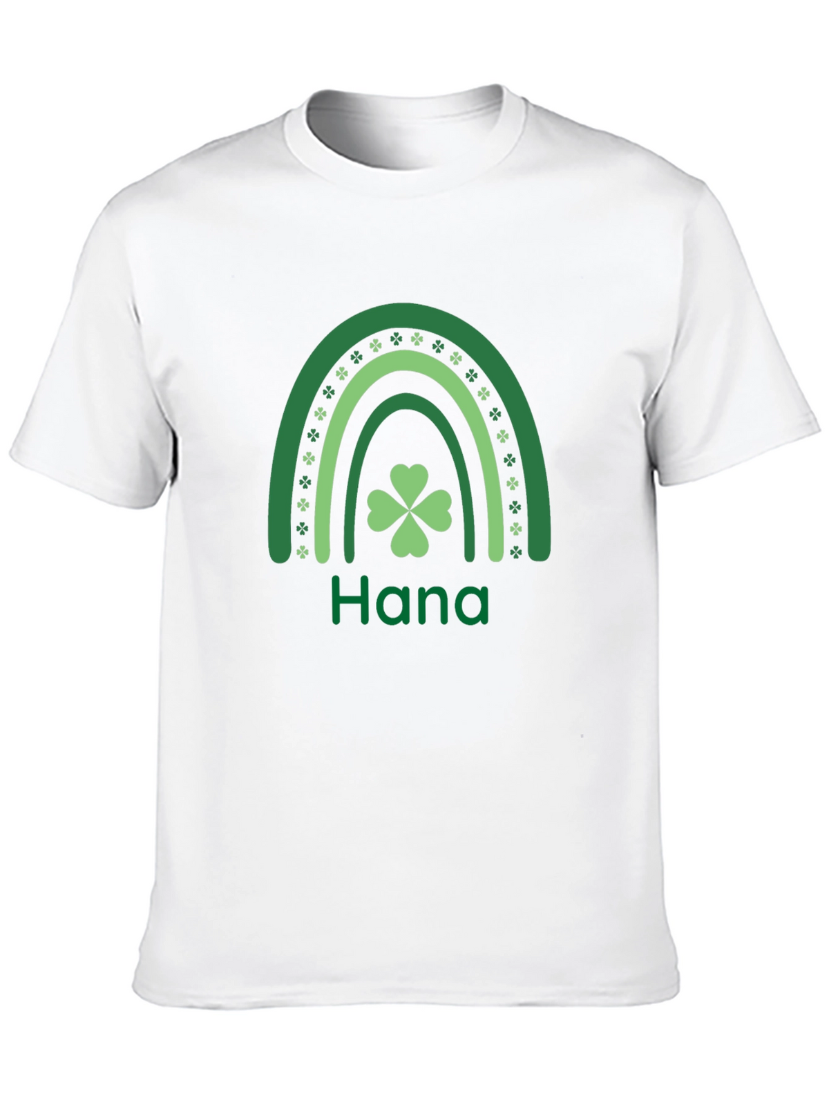 Hana St. Patricks Day Rainbow Clover T-Shirt