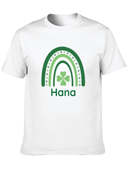 Hana St. Patricks Day Rainbow Clover T-Shirt