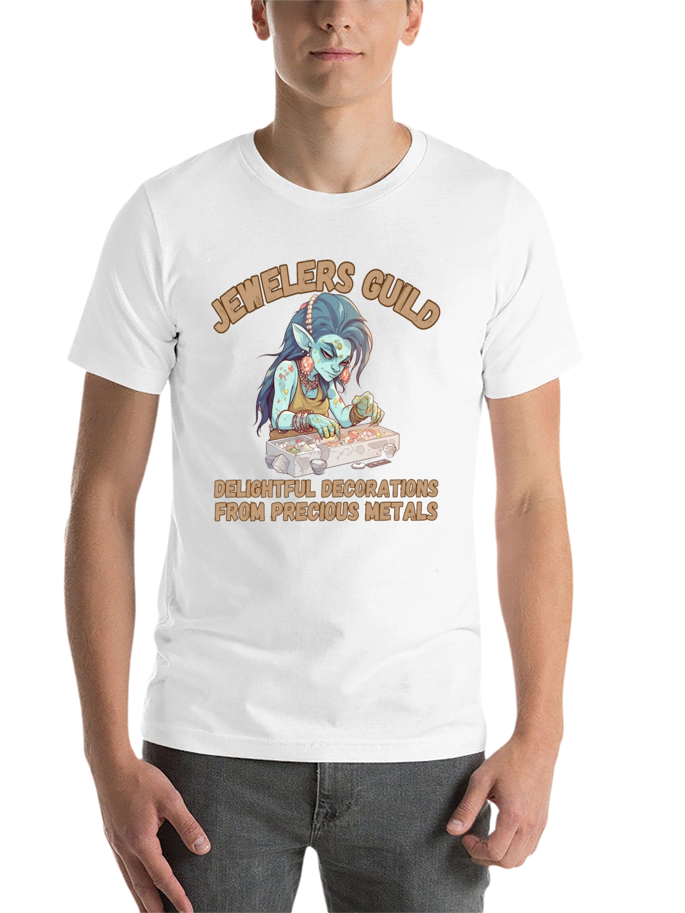 Jewelers Guild T-Shirt - Precious Metals Design