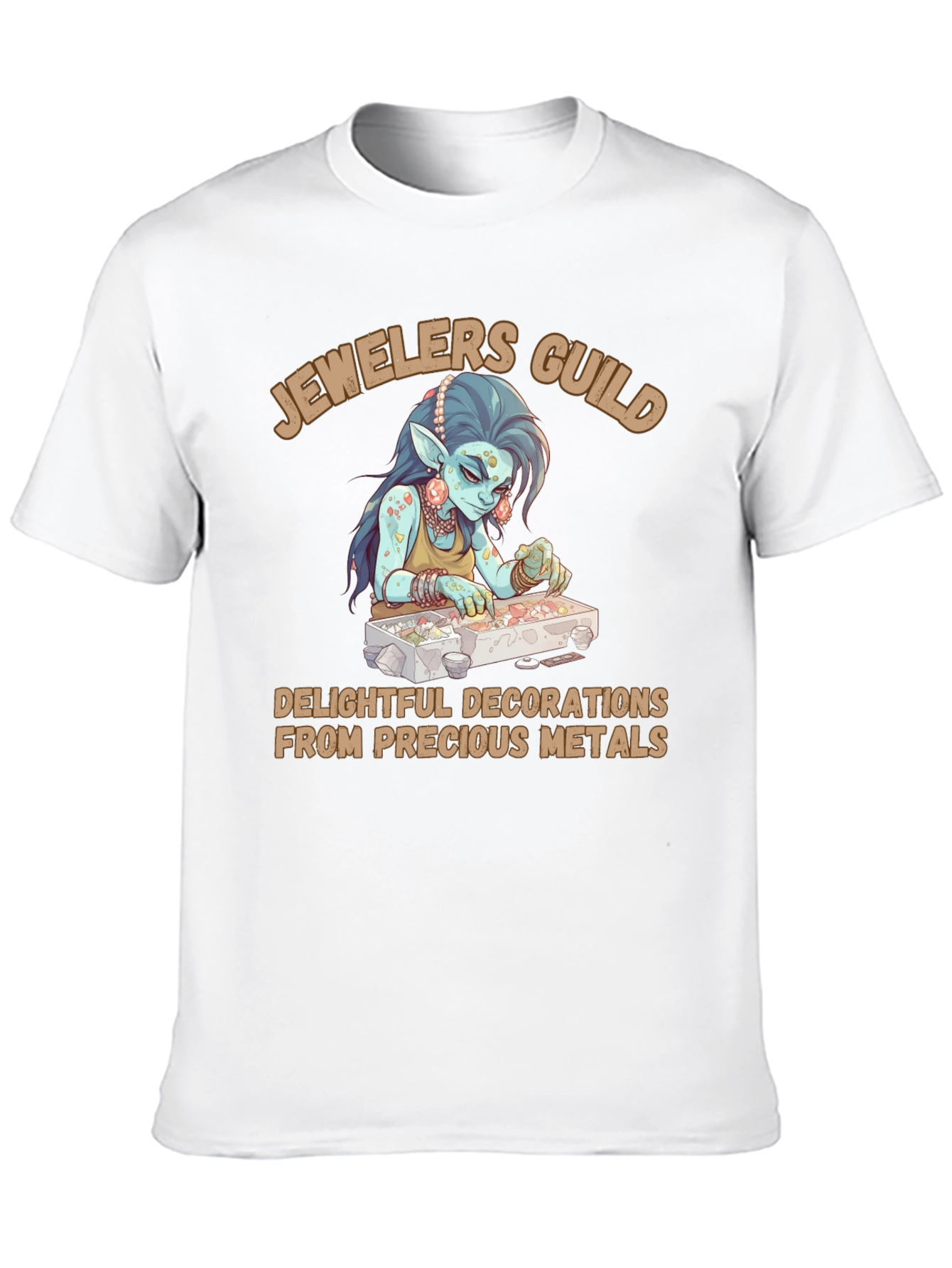 Jewelers Guild T-Shirt - Precious Metals Design