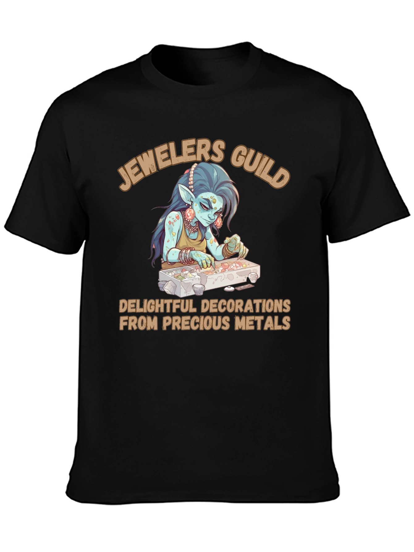 Jewelers Guild T-Shirt - Precious Metals Design