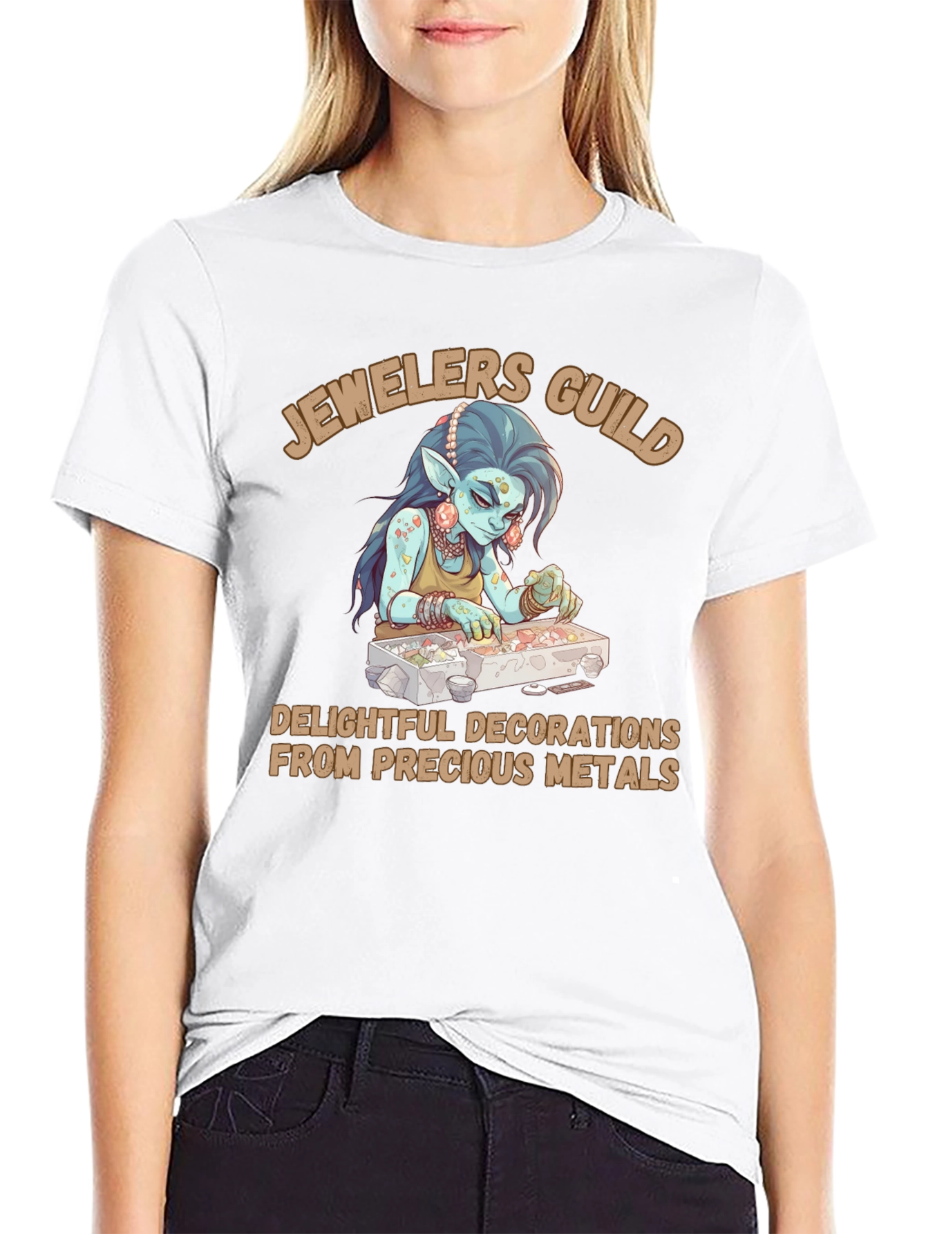 Jewelers Guild T-Shirt - Precious Metals Design