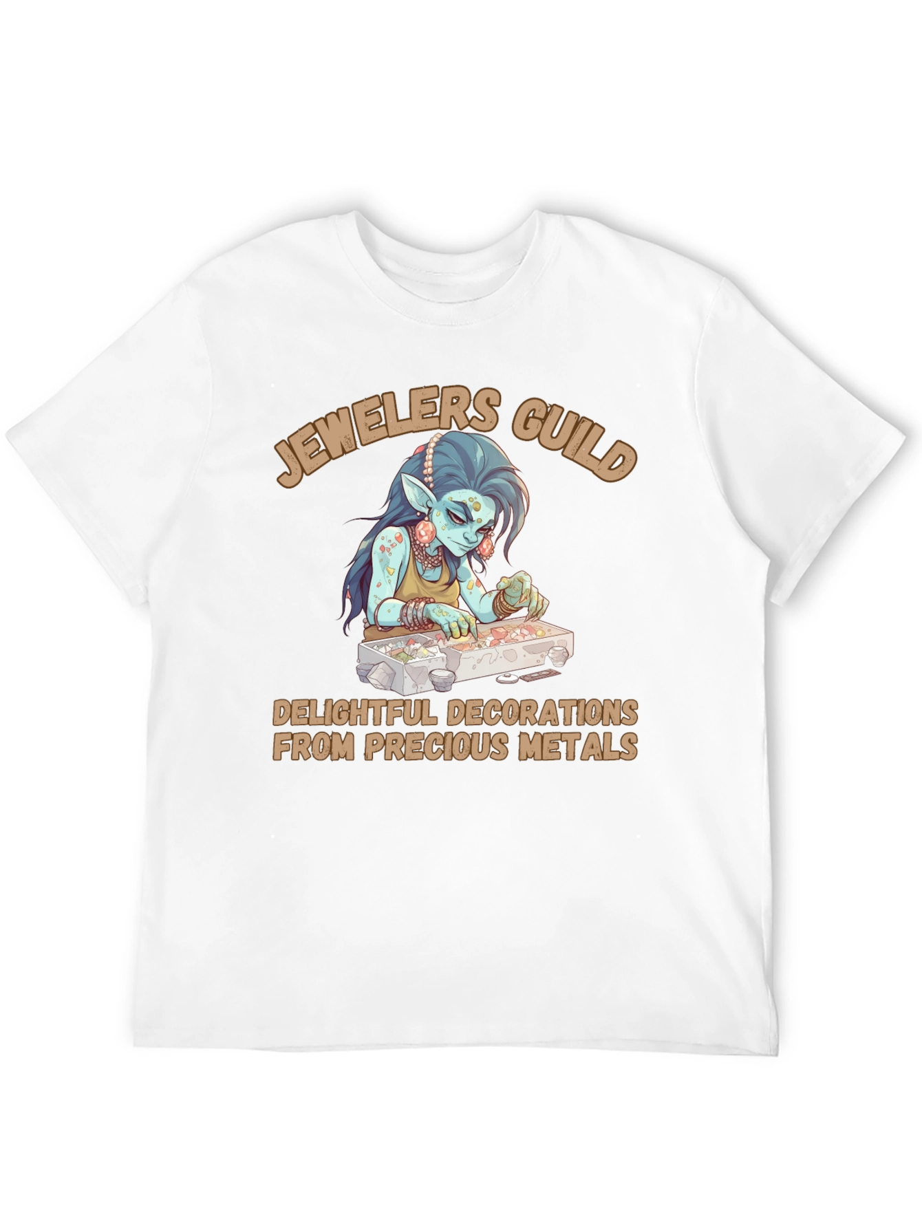 Jewelers Guild T-Shirt - Precious Metals Design