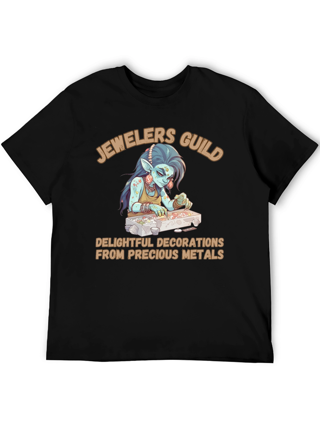 Jewelers Guild T-Shirt - Precious Metals Design