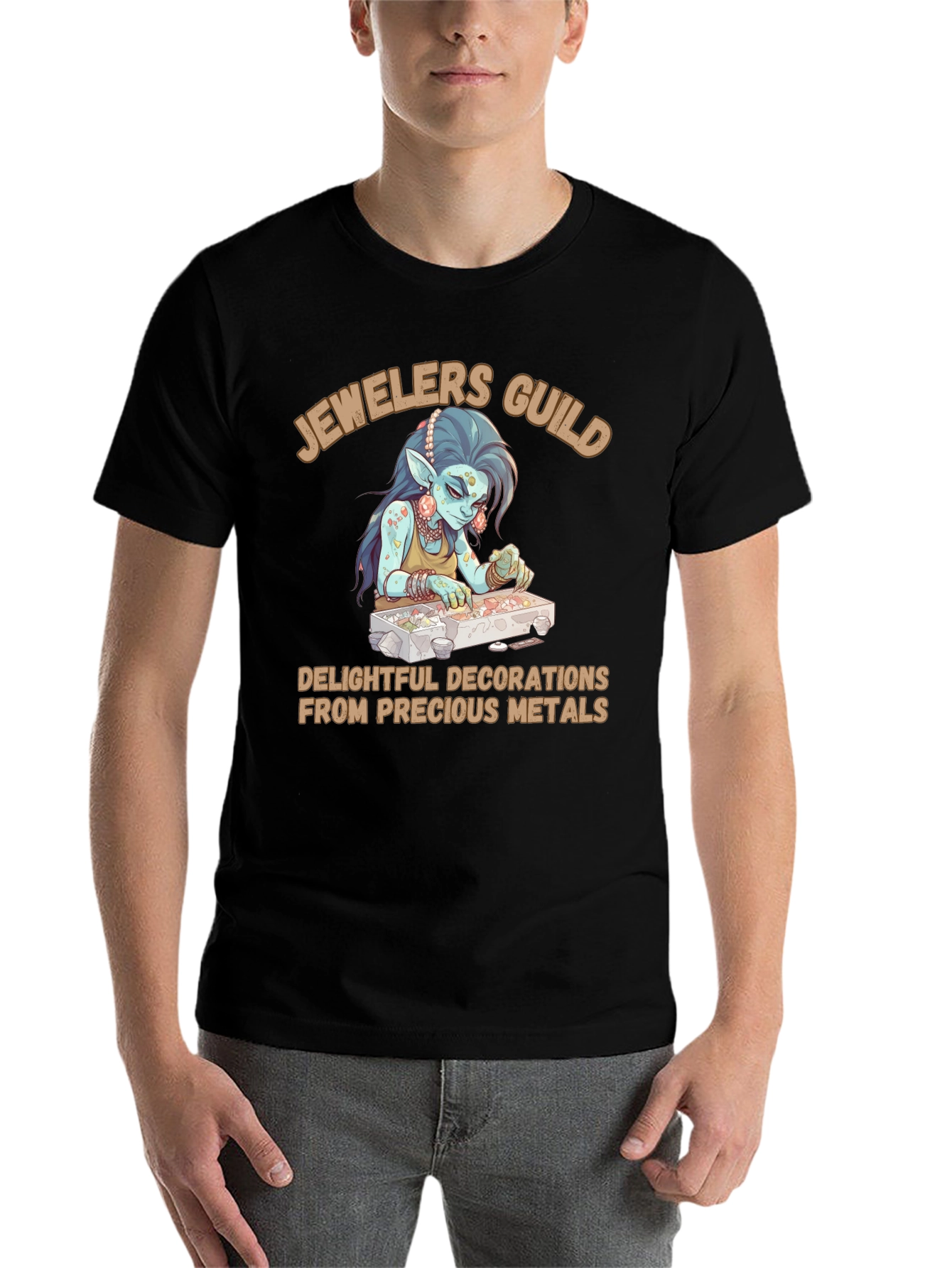 Jewelers Guild T-Shirt - Precious Metals Design