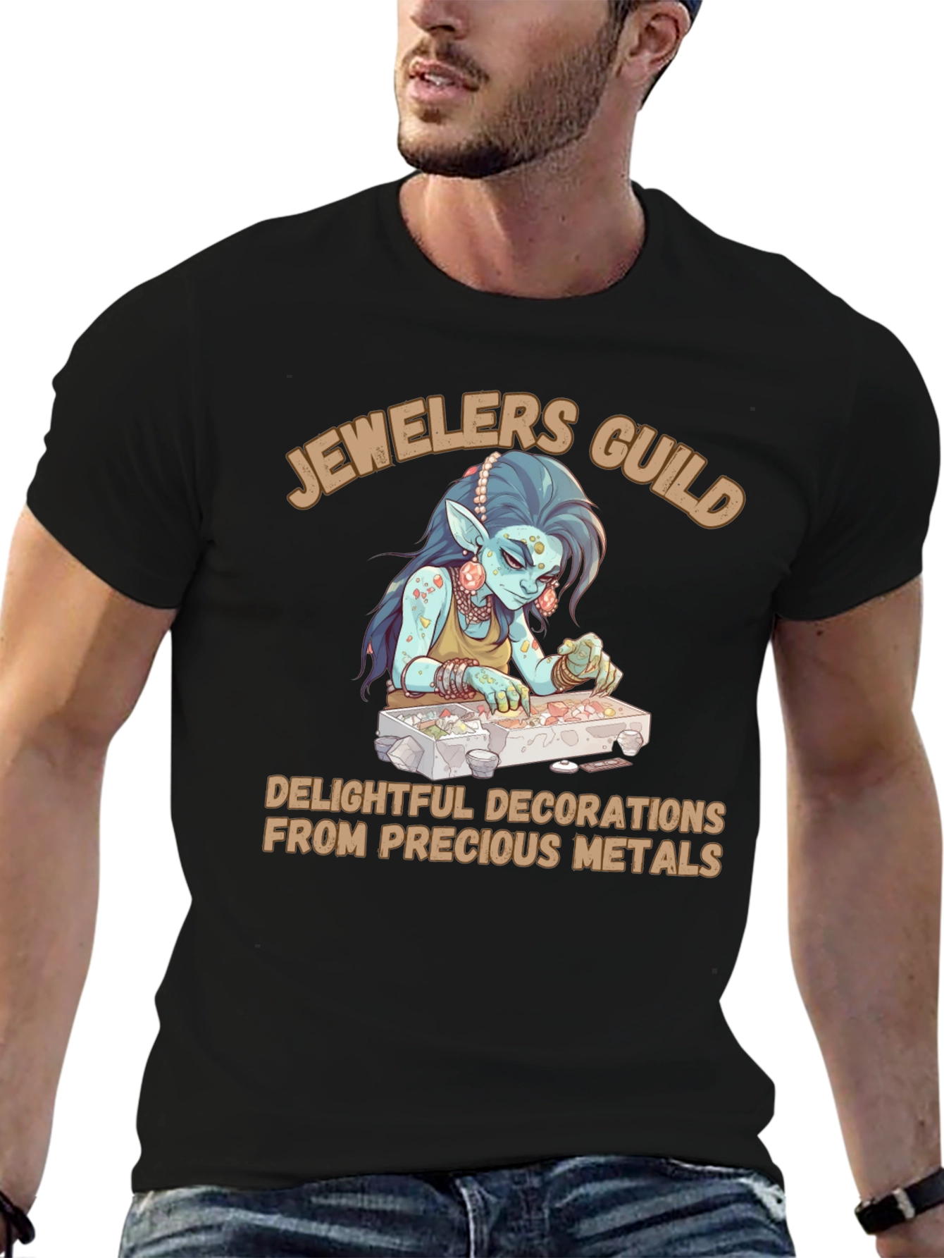 Jewelers Guild T-Shirt - Precious Metals Design