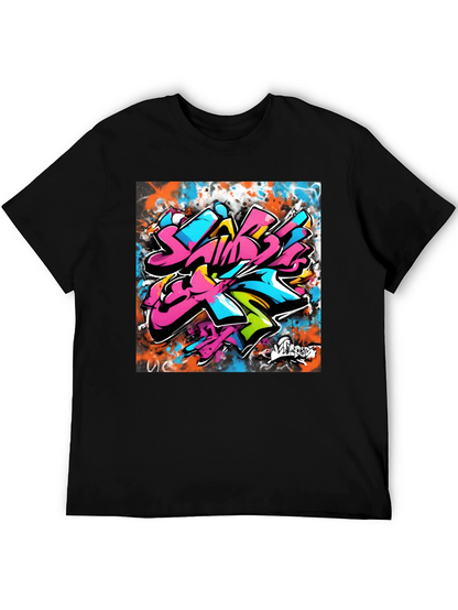 Graffiti Art Black T-Shirt