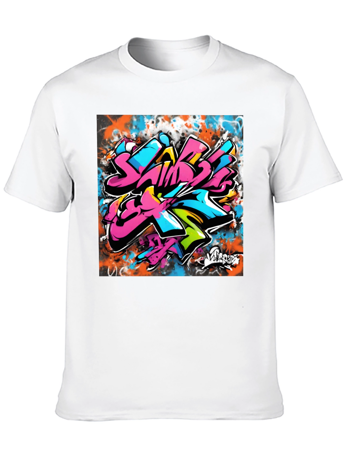 Graffiti Art Black T-Shirt