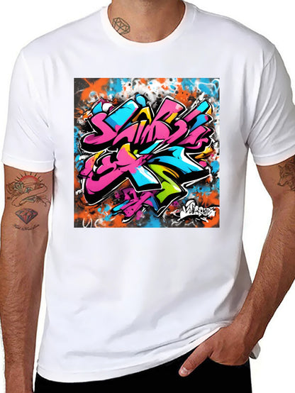 Graffiti Art Black T-Shirt