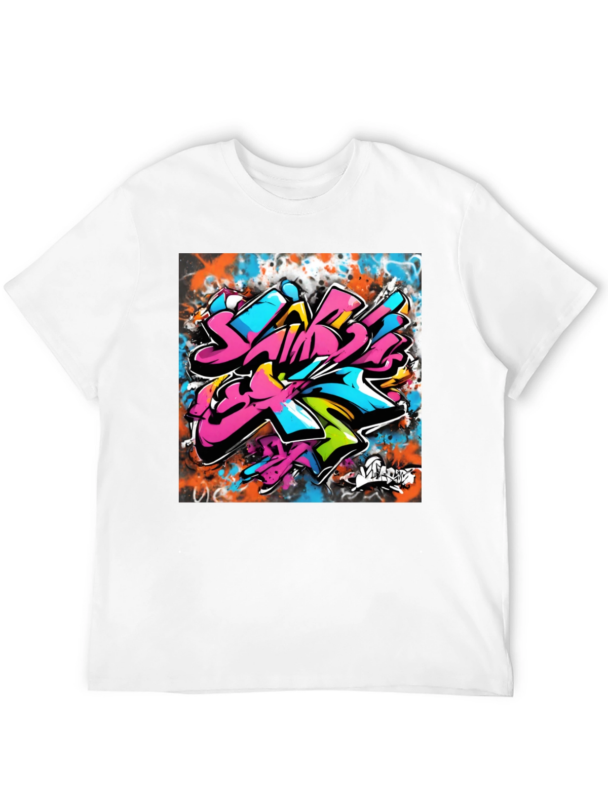 Graffiti Art Black T-Shirt