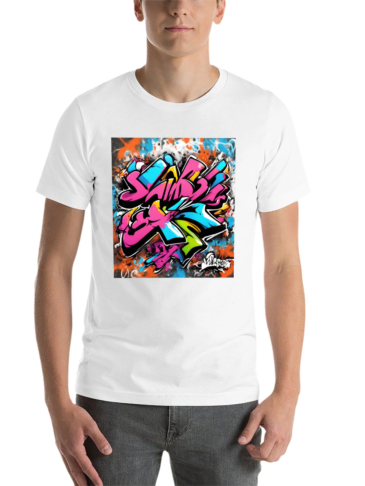 Graffiti Art Black T-Shirt