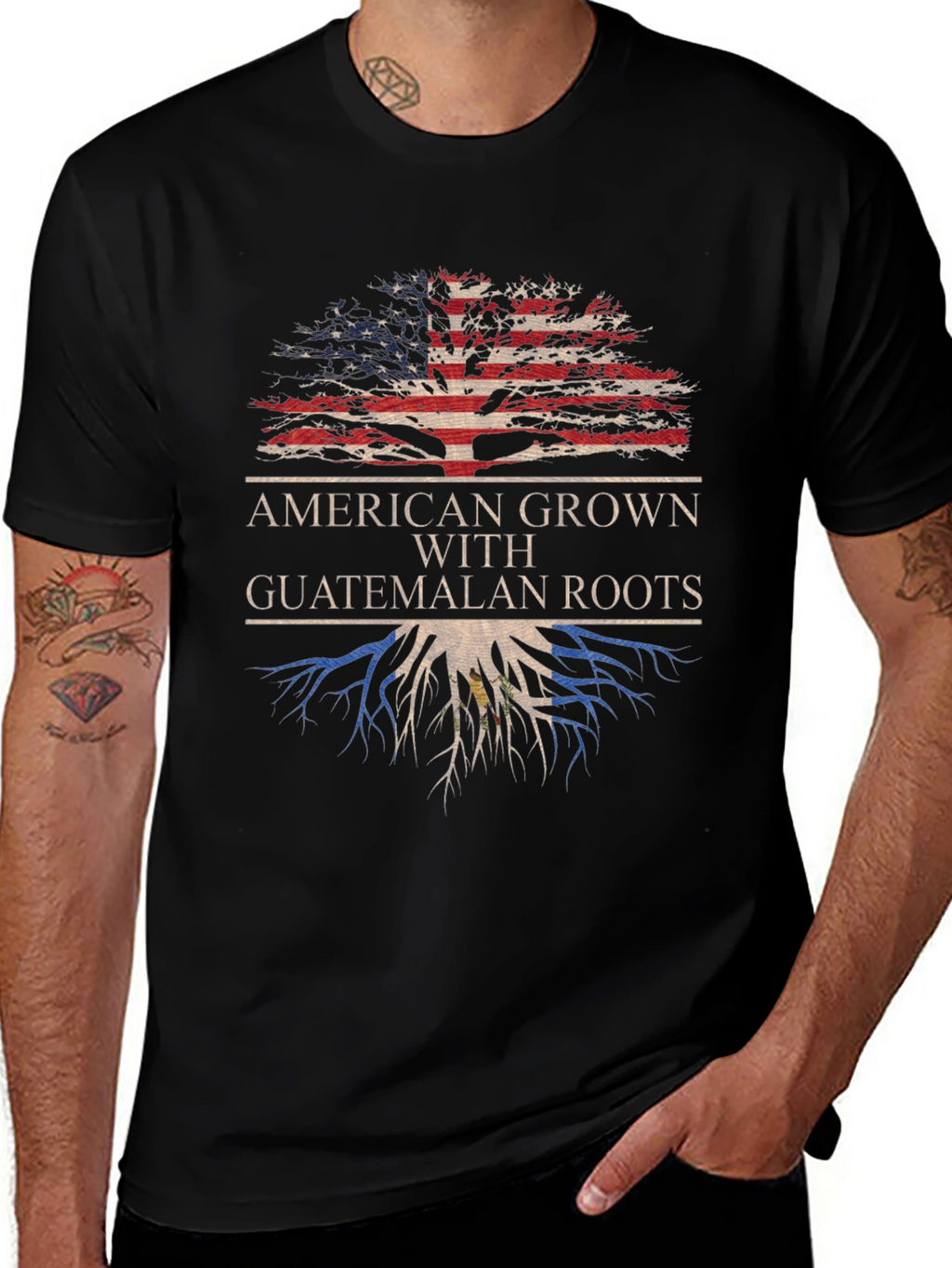 American Grown Guatemalan Roots Tee