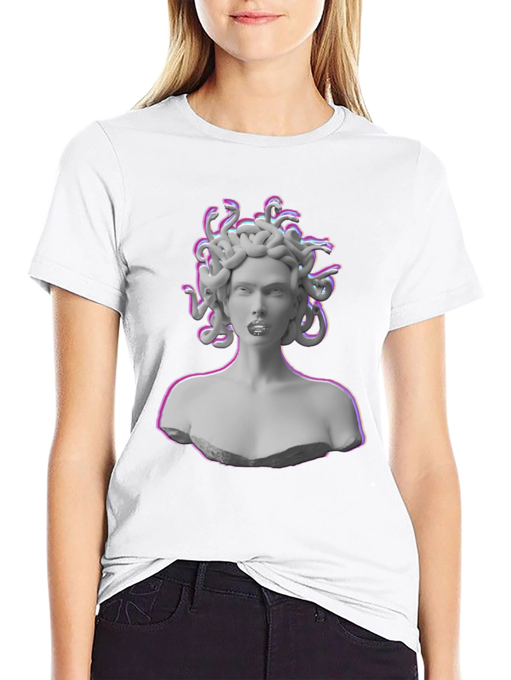 Medusa Graphic Tee - Black