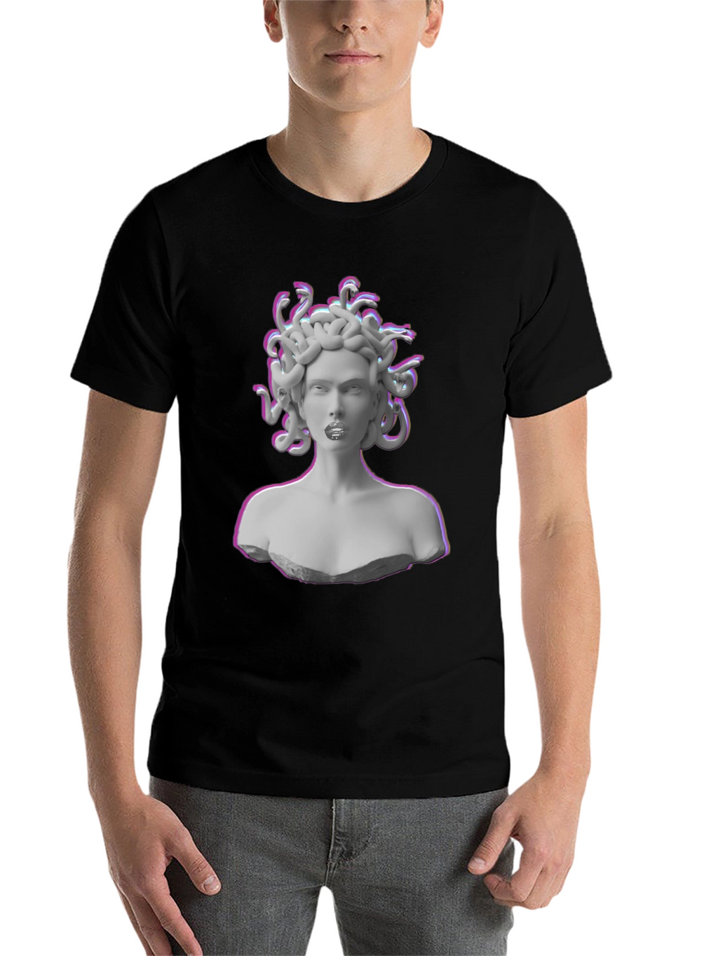 Medusa Graphic Tee - Black