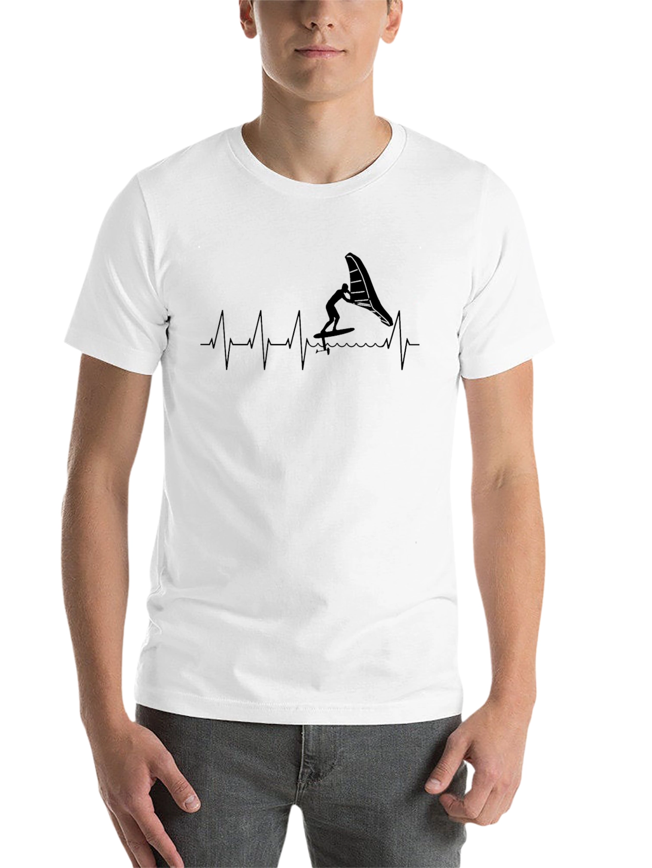Wing Foil Heartbeat T-Shirt