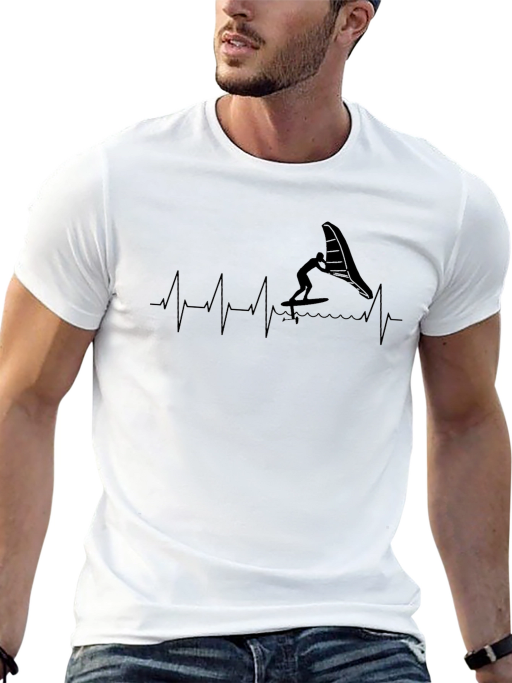 Wing Foil Heartbeat T-Shirt