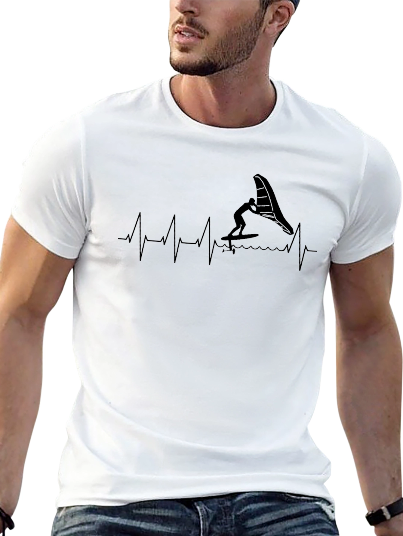 Wing Foil Heartbeat T-Shirt