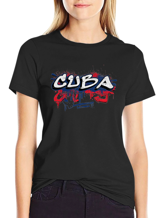 Cuba Graphic T-Shirt Black