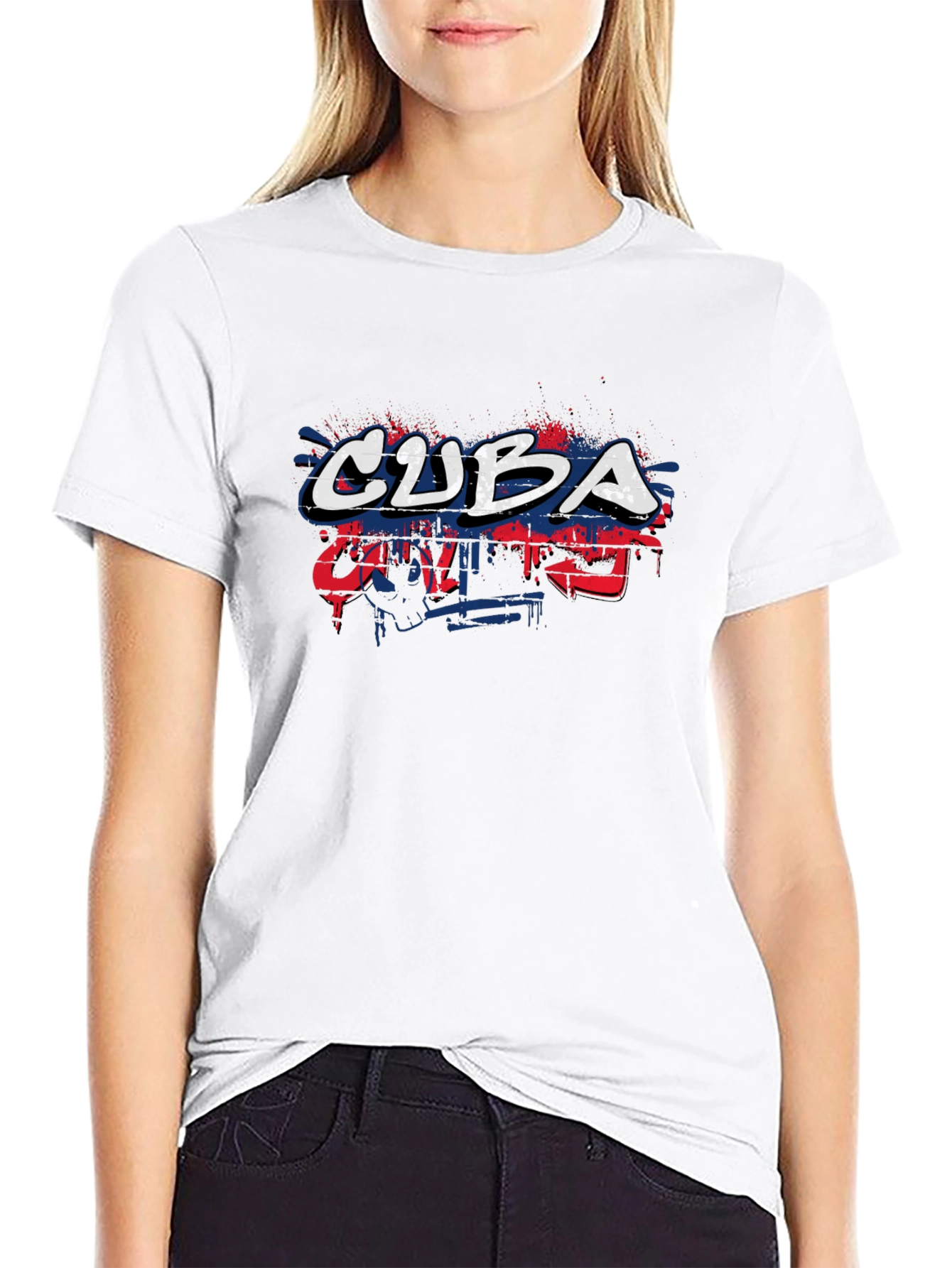 Cuba Graphic T-Shirt Black