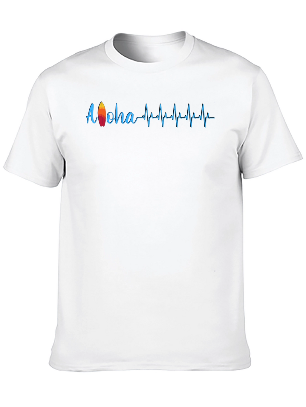 Aloha Surf Heartbeat T-Shirt - Black