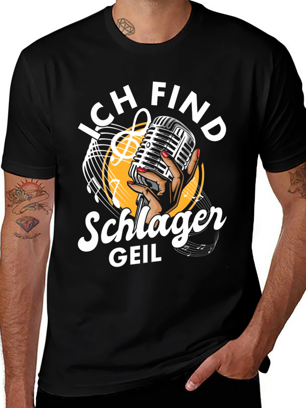 Schlager Geil T-Shirt - Music Lover Tee