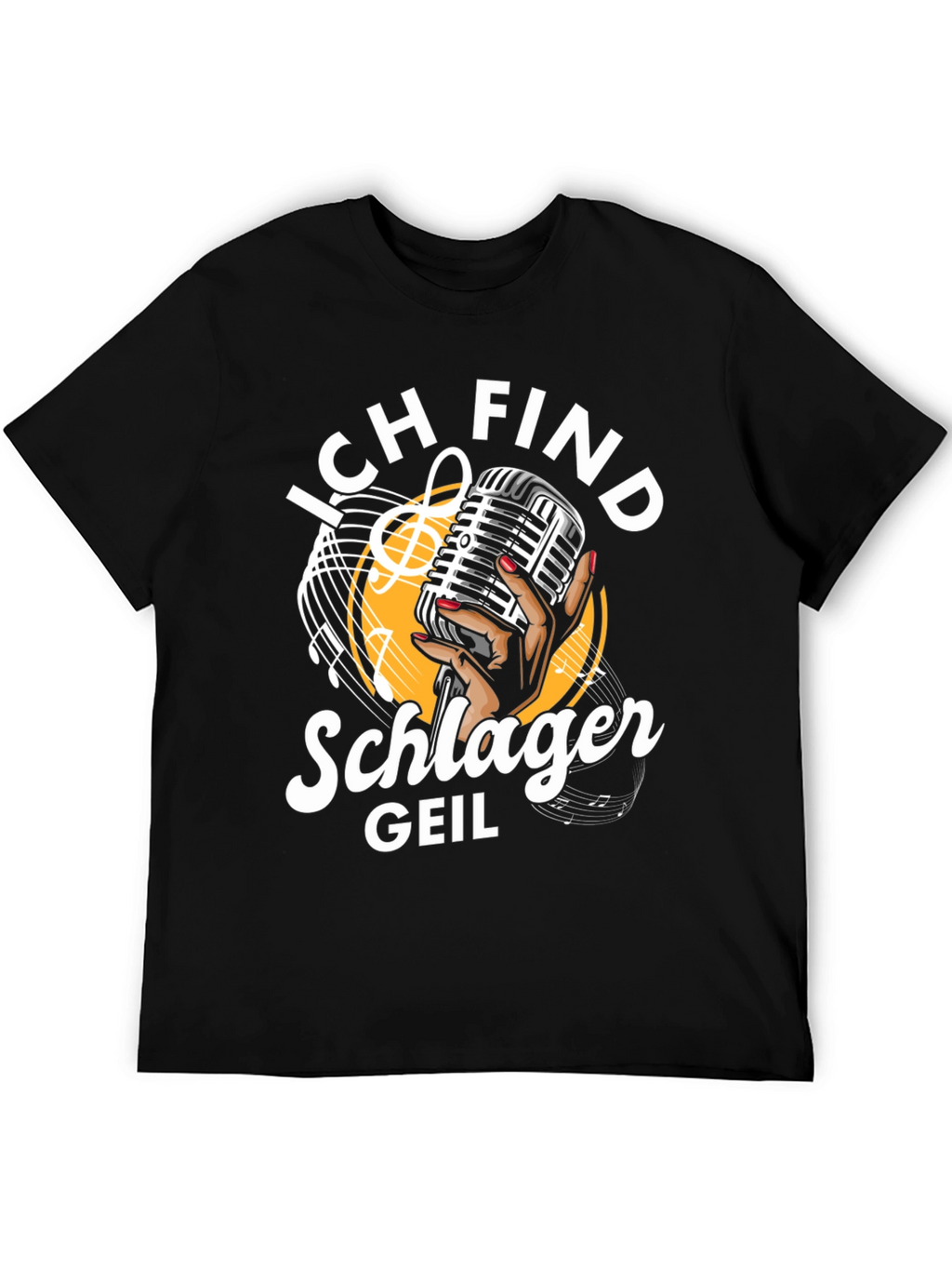 Schlager Geil T-Shirt - Music Lover Tee