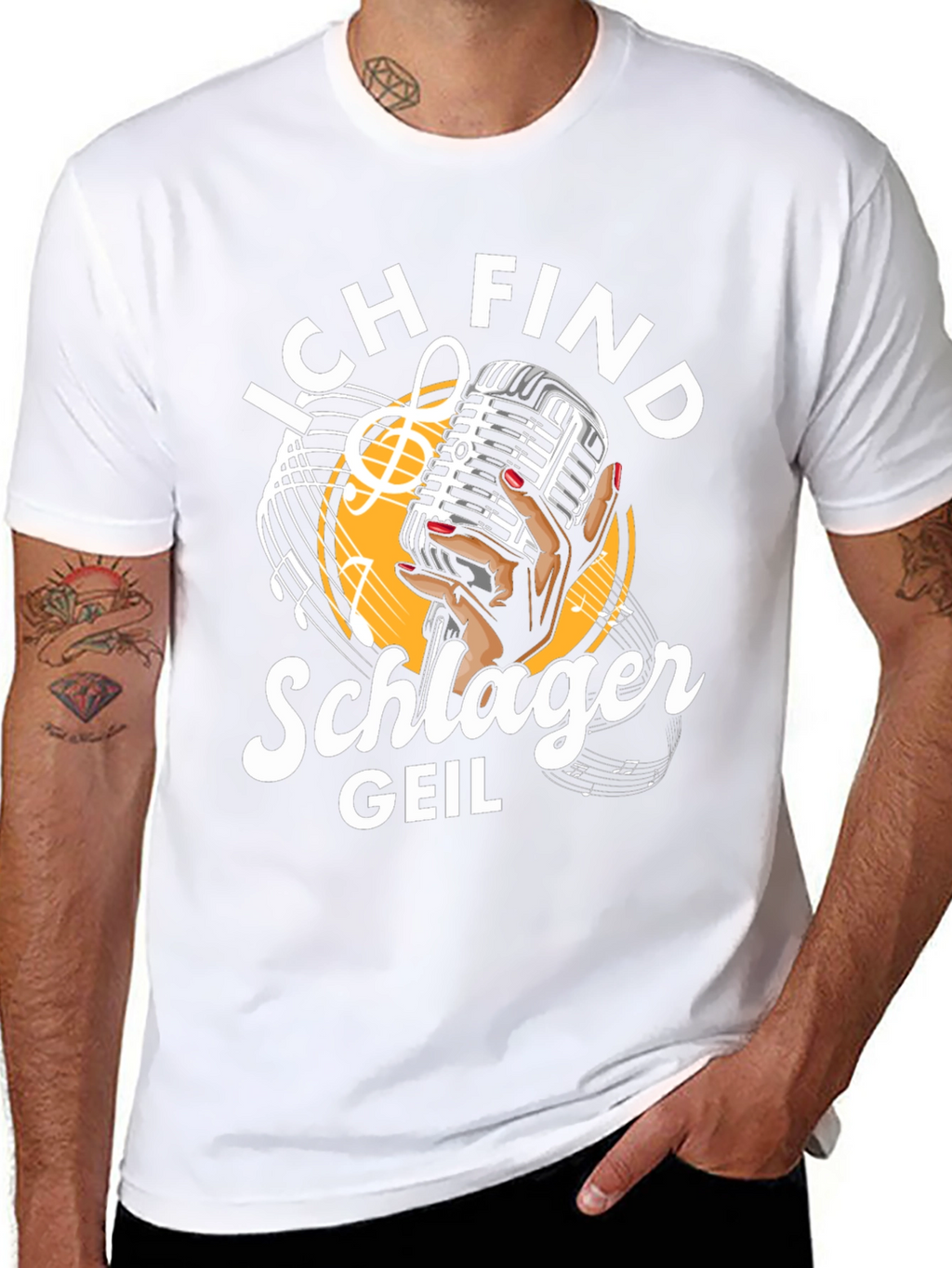 Schlager Geil T-Shirt - Music Lover Tee