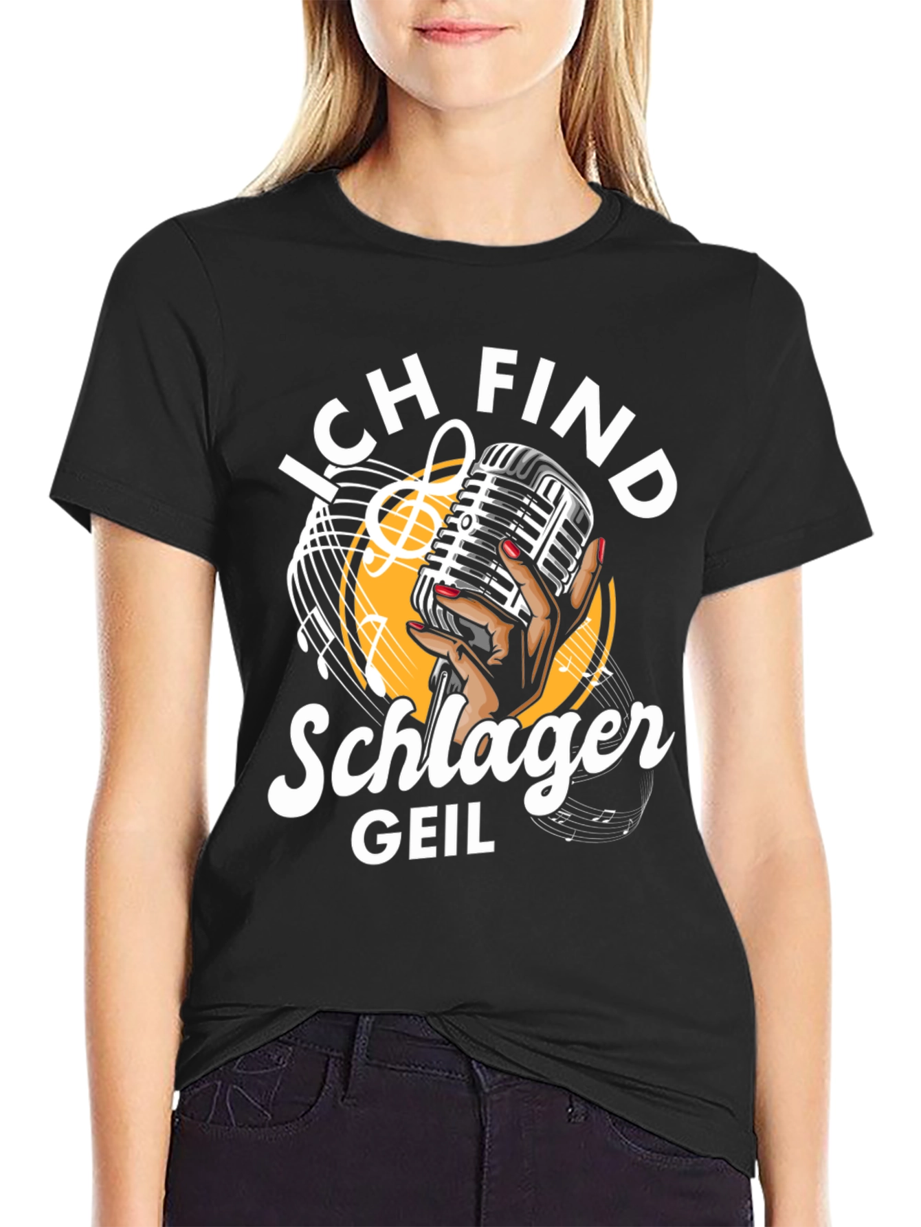 Schlager Geil T-Shirt - Music Lover Tee