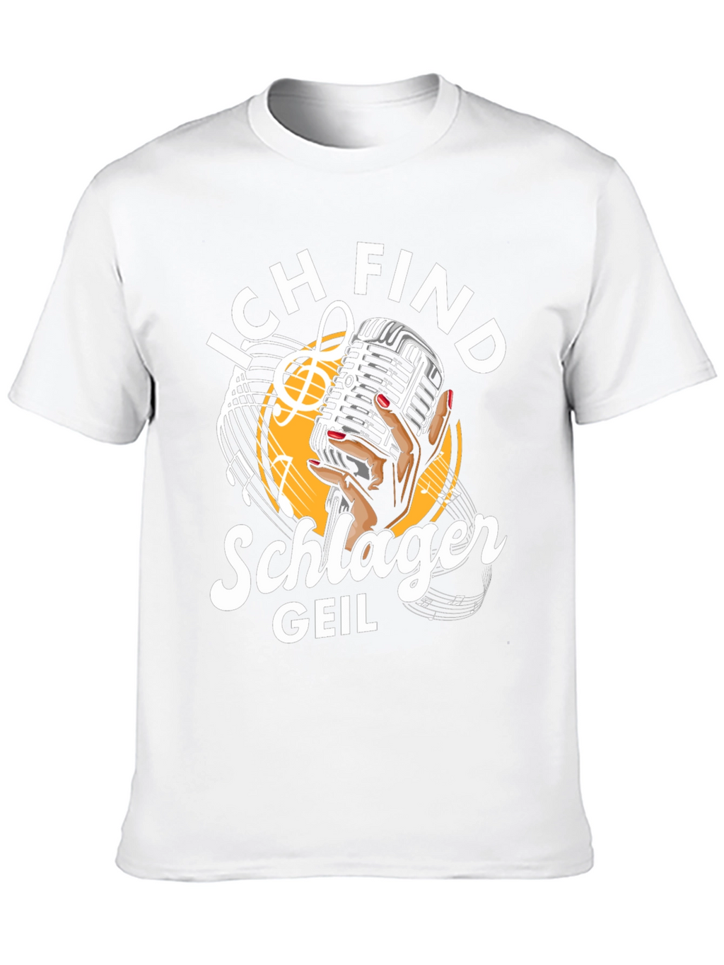 Schlager Geil T-Shirt - Music Lover Tee